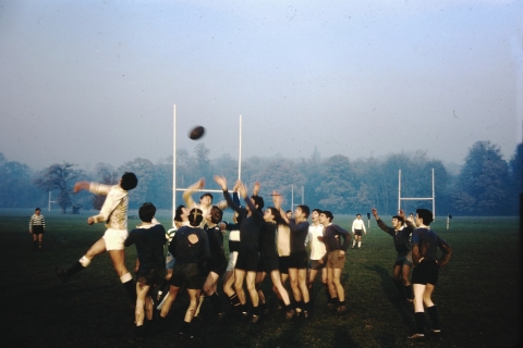 Rugby in the later mid 1960s - Graham Reynolds as ref<br>