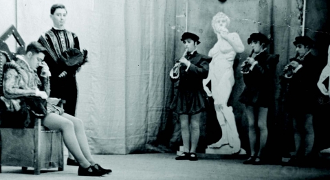 12th Night<br>L – R. Sturge, Rose, Bright, Earnshaw, Pearson