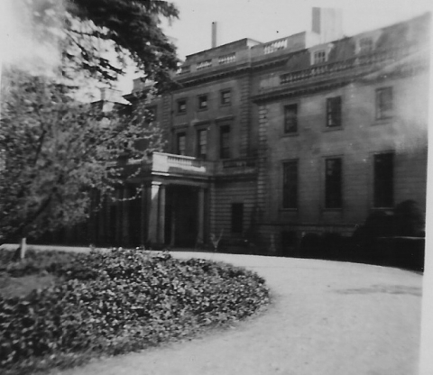 Taken in January 1950 by OT33 Gordon Allonby  front of mansion<br>