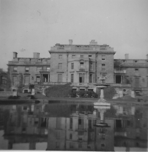 Old photo of mansion<br>