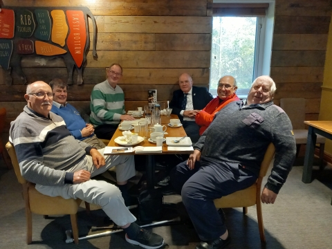 15th November 2023 with 6 attendees<br>L to R - Tony Forward,  John Young,  Tevor Olney,  Angus Palmer,  David Hibbert and Dennis Pocock