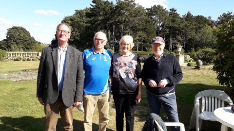 Trevor Olney, Robin Groves, Elaine Groves and Ian Graham<br>