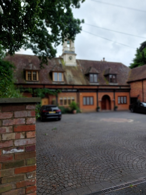 The bothy courtyard<br>