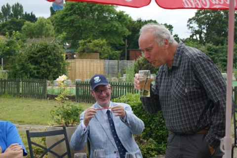 Trevor Olney with David Crichton<br>