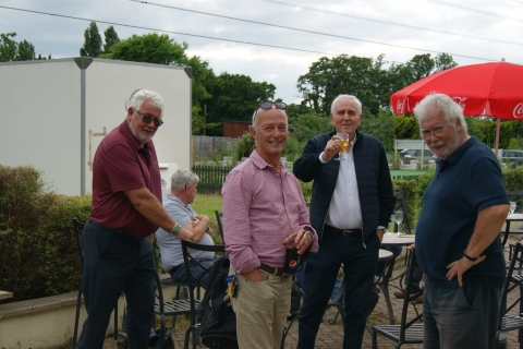 Facing camera -Chris Blowers, Geoff Ashcroft, Rod  Wheeler and Colin Blowers<br>