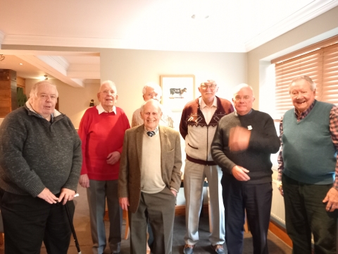  26th February 2024<br>L to R Back  OT 347 Doi Evans (N), OT 410 Michael (N) Morley,  OT 278 Tony Forward (E)     Front OTT 92 Dennis Pocock (W), OT 343 Michael Bywaters (N), OT 330 Angus Palmer (E), OT 251 Tony Buckley (E).
