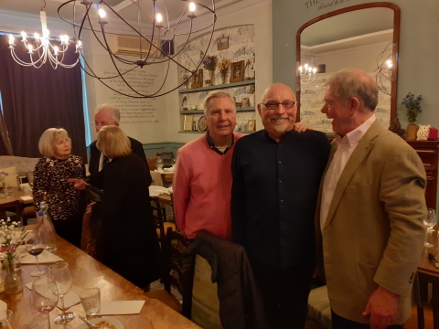 Jill and Doi Evans OT347, Vivienne Hibbert, Nigel Wright OT929, Pat Gibbon OT676 <br>and André Scruton  OT866 