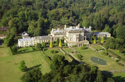 The Mansion from the air in 1998<br>
