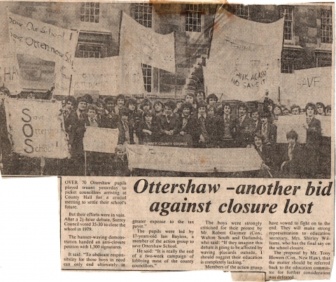 Another bid against closure lost<br>Supplied by Robin Stride (OT989 -Tulk)