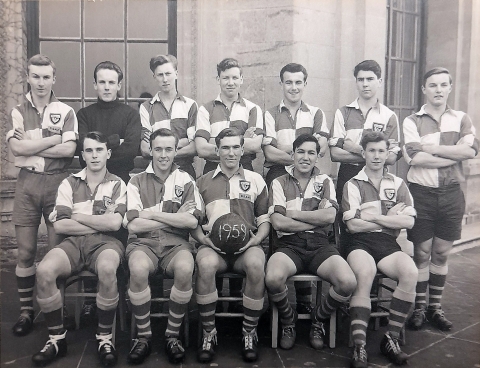 Football team 1959 - Photo supplied by David Howell<br>