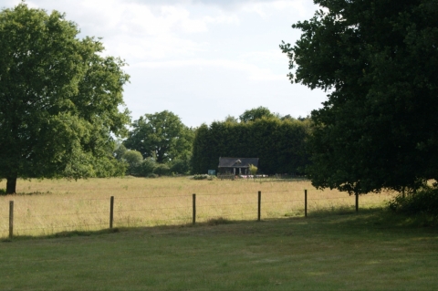 View of old cricket pavillion<br>