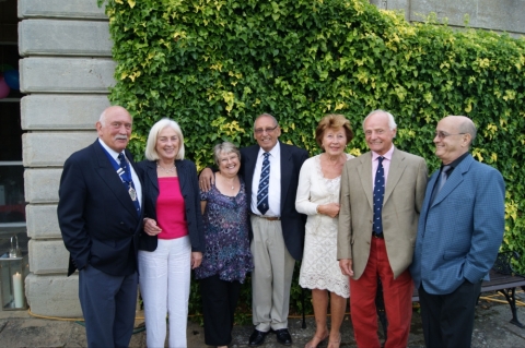 Old boys at the celebration<br>