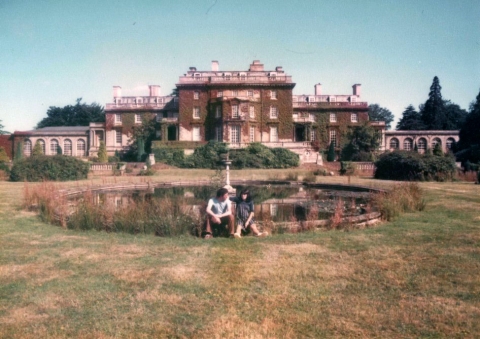 The mansion and mirror pond<br>Photo supplied by John Smith