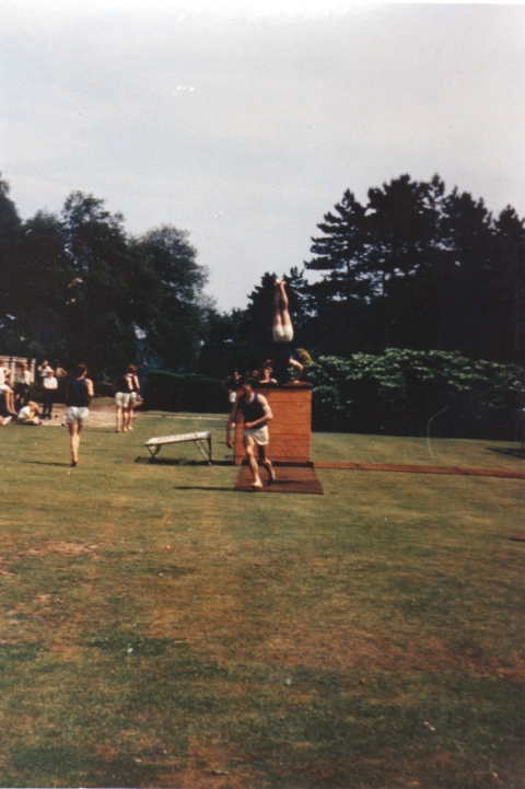 Gymnastics display for locals in 1972<br>Photo by George Hutton  OTT26  West