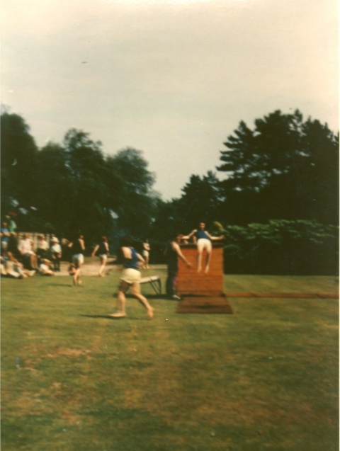 Gymnastics display for locals in 1972<br>Photo by George Hutton  OTT26  West