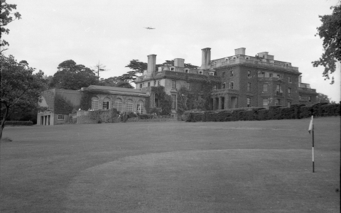 The Mansion and golf course in 1964<br>Photo taken and supplied by Richard Hawkins OT681