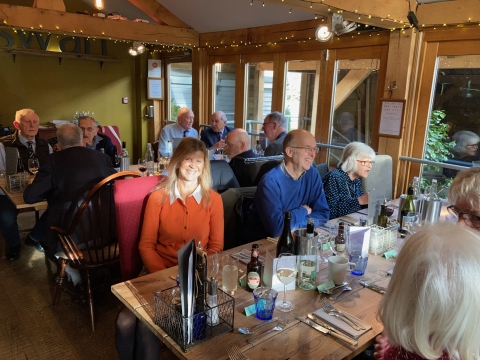 <br>Sunday  28th November with Tom Weston and Old Boys at “The Swan Inn”, Hanley Swan. Worcester. Organised by Tom’s daughter, Anna Allan.