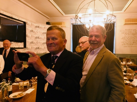 Malcolm Alison  OT742 & André Scruton OT866 with Peter Jones  OT311 (bg right) with <br>Pat Gibbon  OT676 (bg centre) 