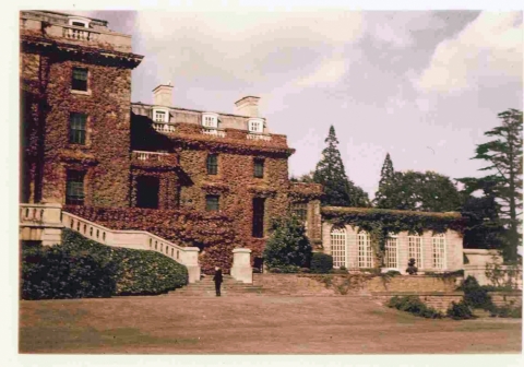 Mansion from the formal gardens<br>