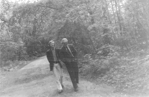 OT 10 and OTT 411 (1973) Michael Buley and David Buley <br>Walking up the road