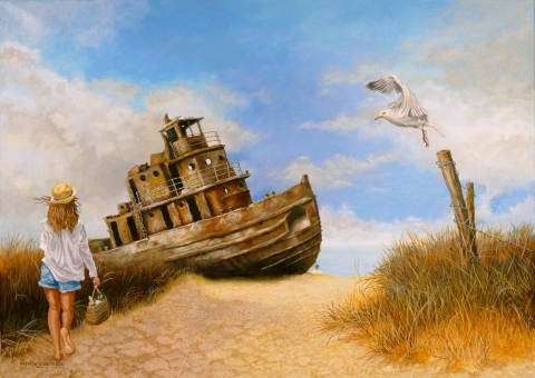 Untitled<br>80cm x 60cm. Acrylic on Stretched Canvas.