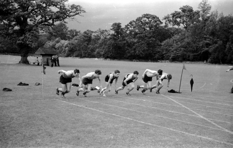 Sprint Start c.1960<br>© Mike Leggett