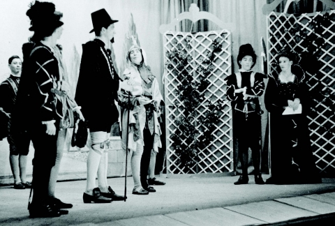12th Night<br>L – R. Rose, ?, ?, Pratt, Holloway, Fairweather, Chapman