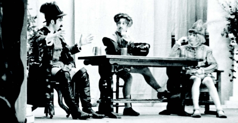 12th Night<br>L – R. Dale, Collingridge, Scott