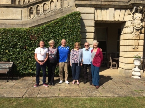  Malcolm Alison, Elaine Groves, Robin Groves, Juliet Nokes, David Howell and Mary Howell <br>