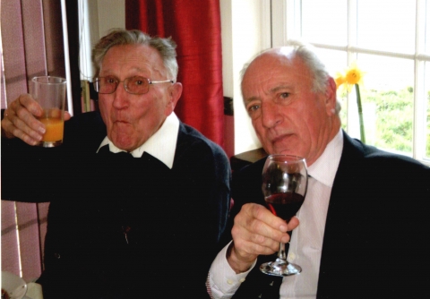 Tom Weston with John Brenber<br>